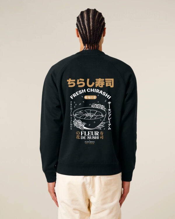 Sweatshirt Chirashi noir