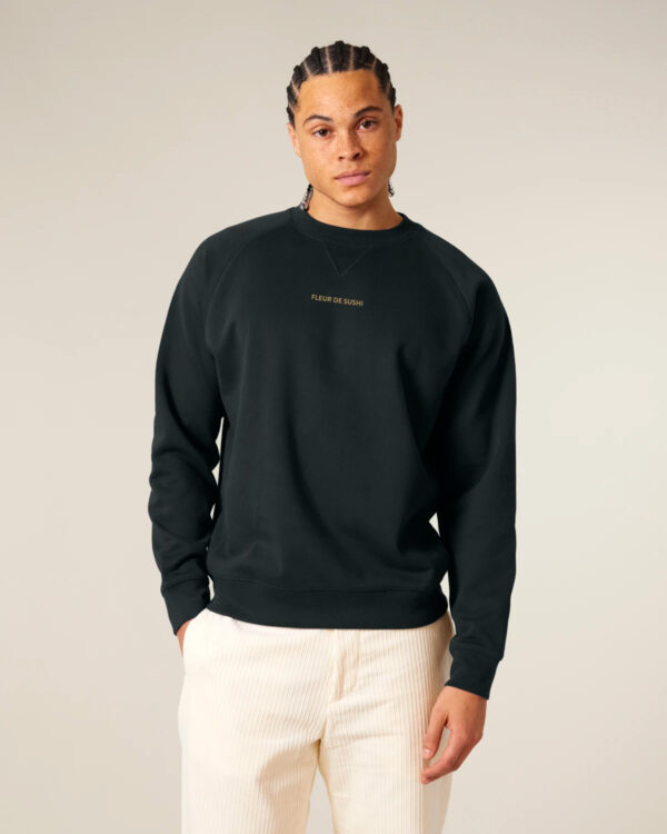 Sweatshirt Chirashi noir – Image 2